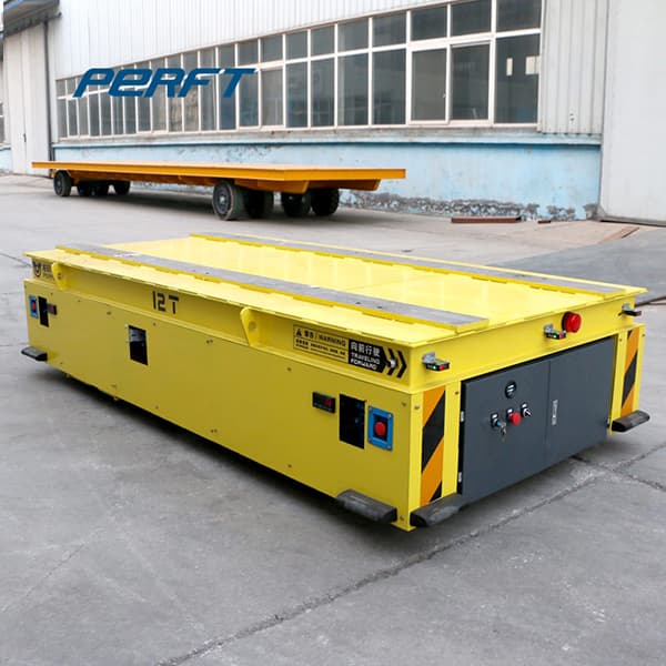 Trackless Transfer Cart For Foundry Workshop 25 Tons